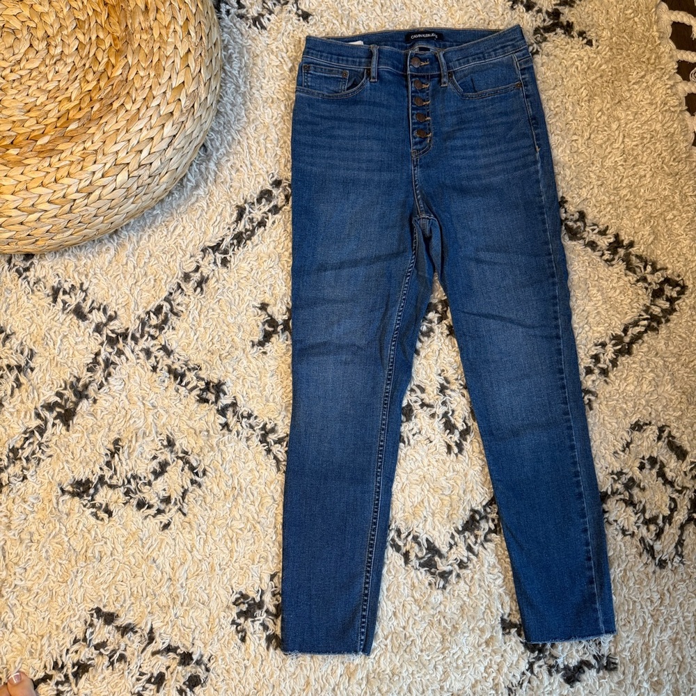 Calvin Klein Dark Blue Women's Skinny Jeans